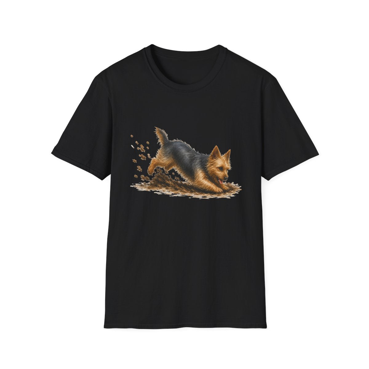 Australian Terrier Excavating Mode On Tee