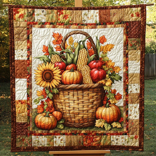 Autumn Abundance Quilt Blanket