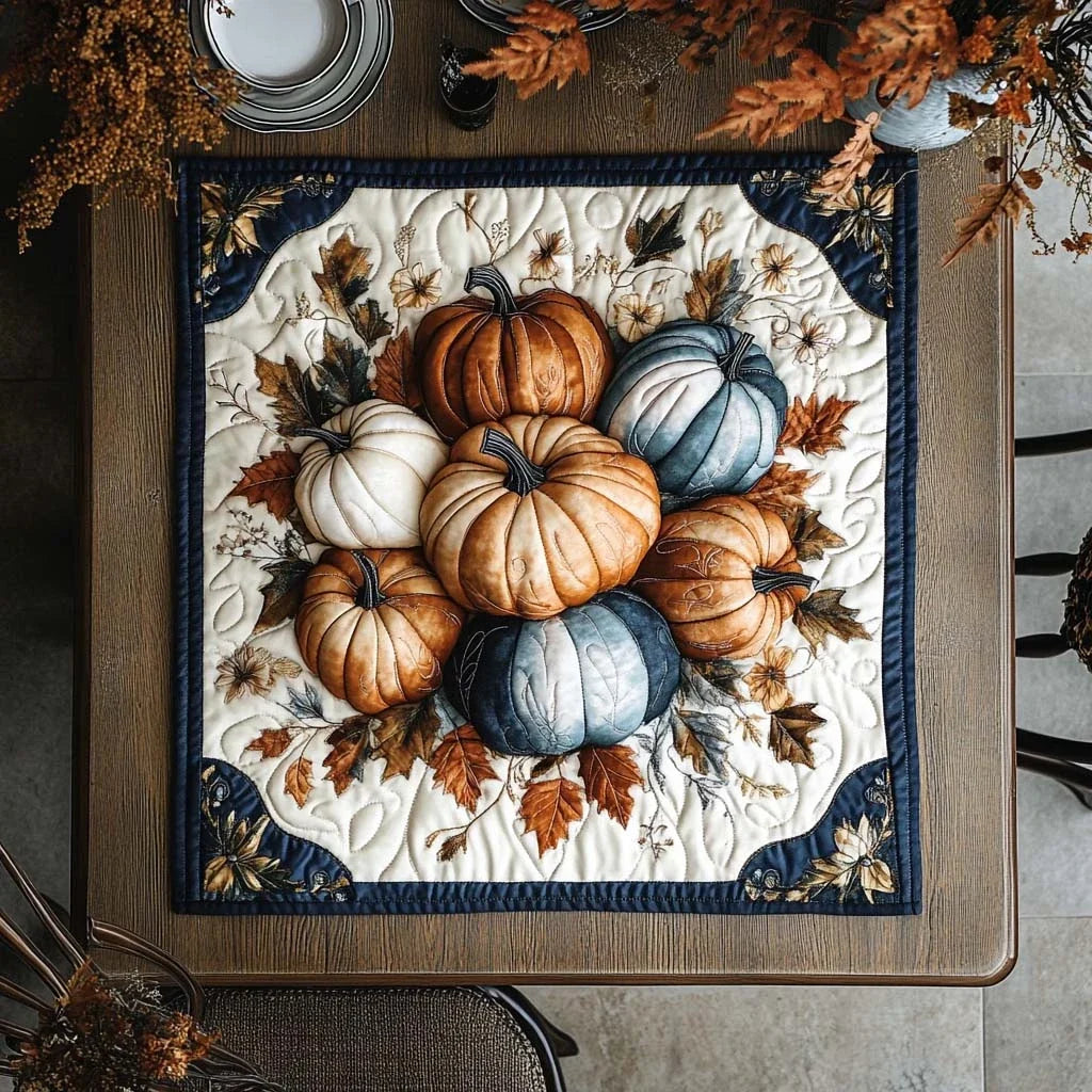 Autumn Blessings Quilted Table Topper