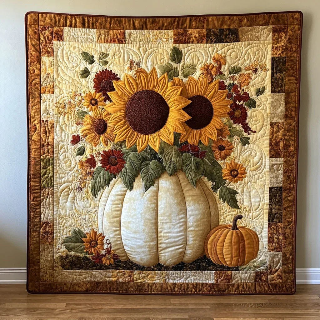 Autumn Bouquet Quilt Blanket