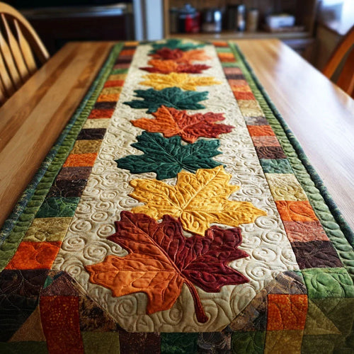 Autumn Breeze Quilted Table Runner