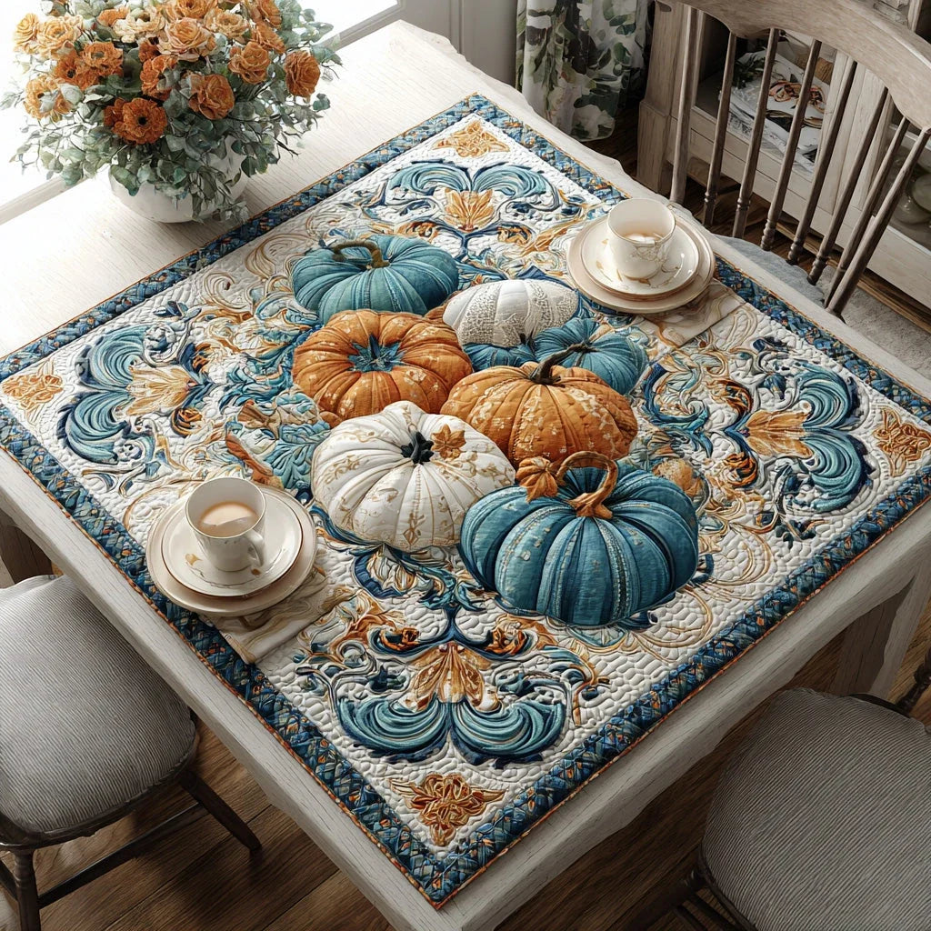 Autumn Charm Quilted Table Topper