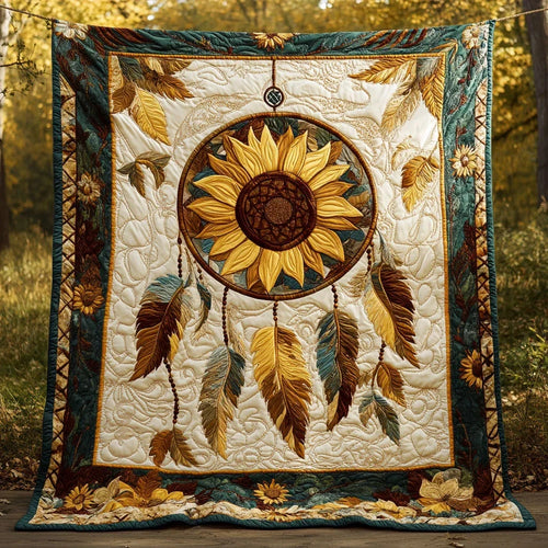 Autumn Dreamcatcher Bloom Quilt Blanket