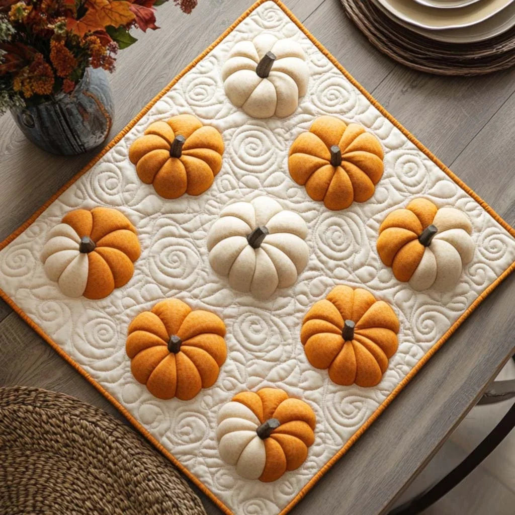 Autumn Dreamscape Quilted Table Topper