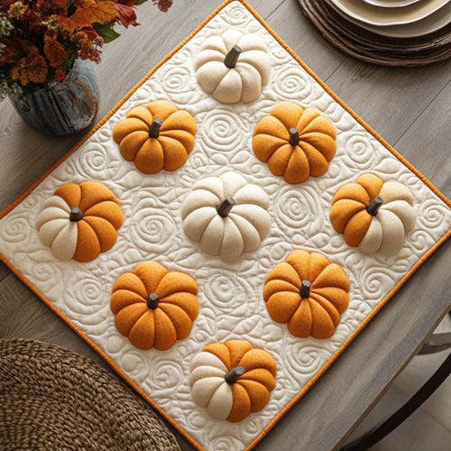 Autumn Dreamscape Quilted Table Topper