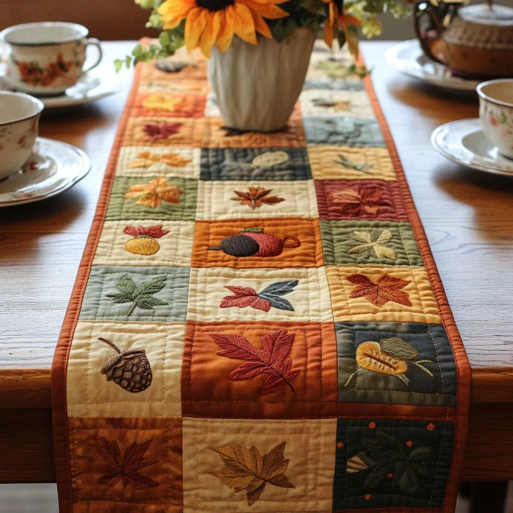 Autumn Enchantment Quilted Table Runner