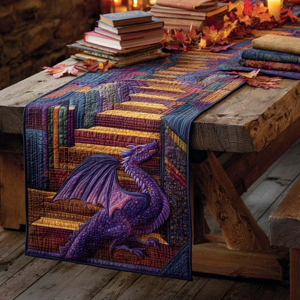 Autumn Flame Quilted Table Runner