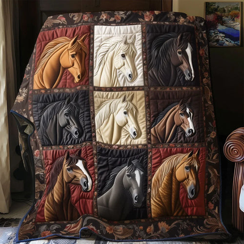 Autumn Gallop Quilt Blanket