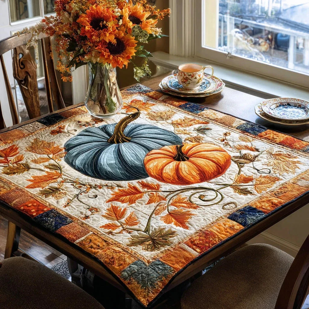 Autumn Glow Quilted Table Topper