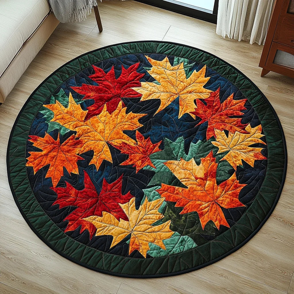 Autumn Haven Quilted Round Mat