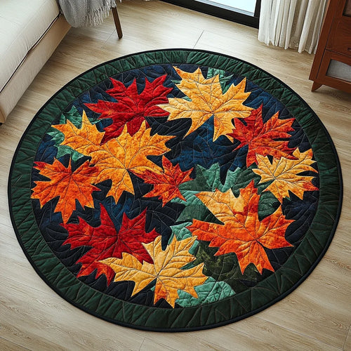 Autumn Haven Quilted Round Mat