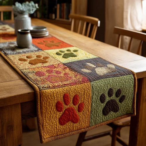 Autumn Patch Quilted Table Runner