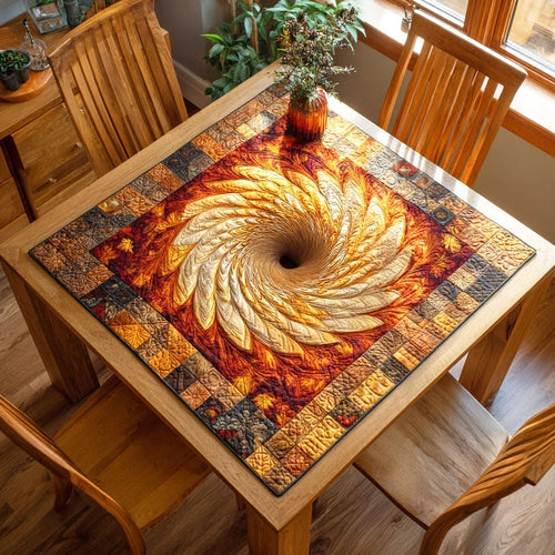 Autumn Path Quilted Table Topper