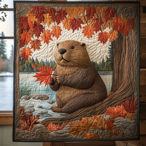 Autumn River Quilt Blanket