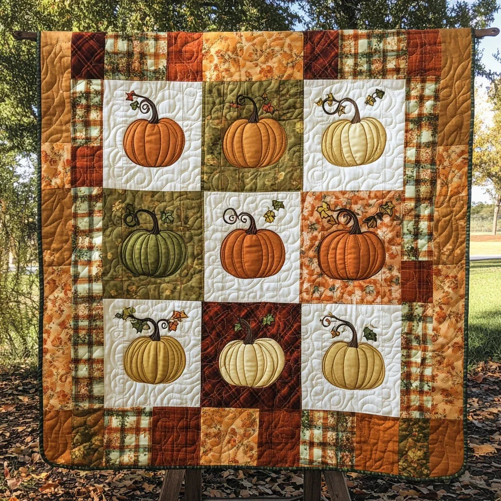 Autumn's Bounty Quilt Blanket