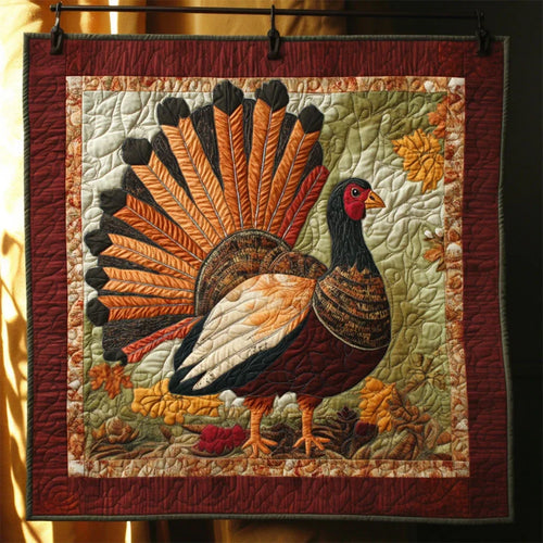 Autumn's Herald Quilt Blanket