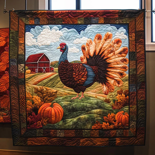 Autumn's Herald Quilt Blanket