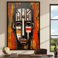 Tribal Mask 13 Canvas Wall Art