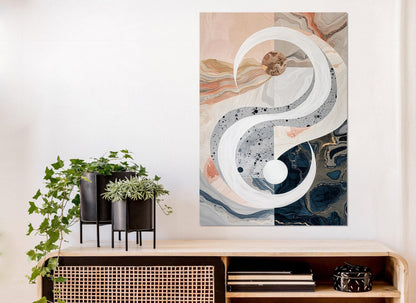 Abstract Modern Canvas Print – Minimalist Wall Art | Framed & Ready to Hang