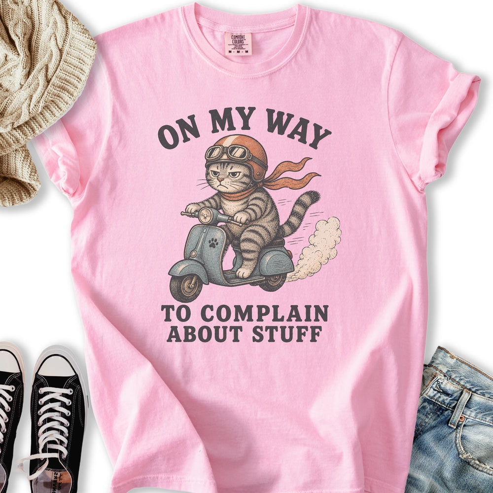 Complain About Stuff Cat Relaxed Tee