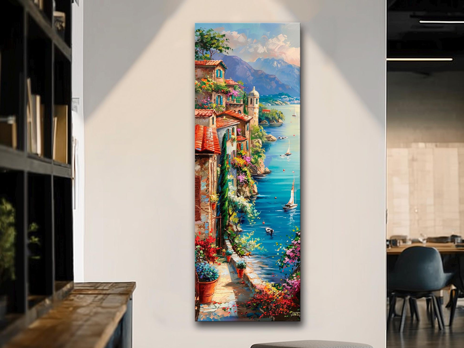 Lake Como Canvas Print – Framed Canvas Art | Italy Wall Art, Ready to Hang