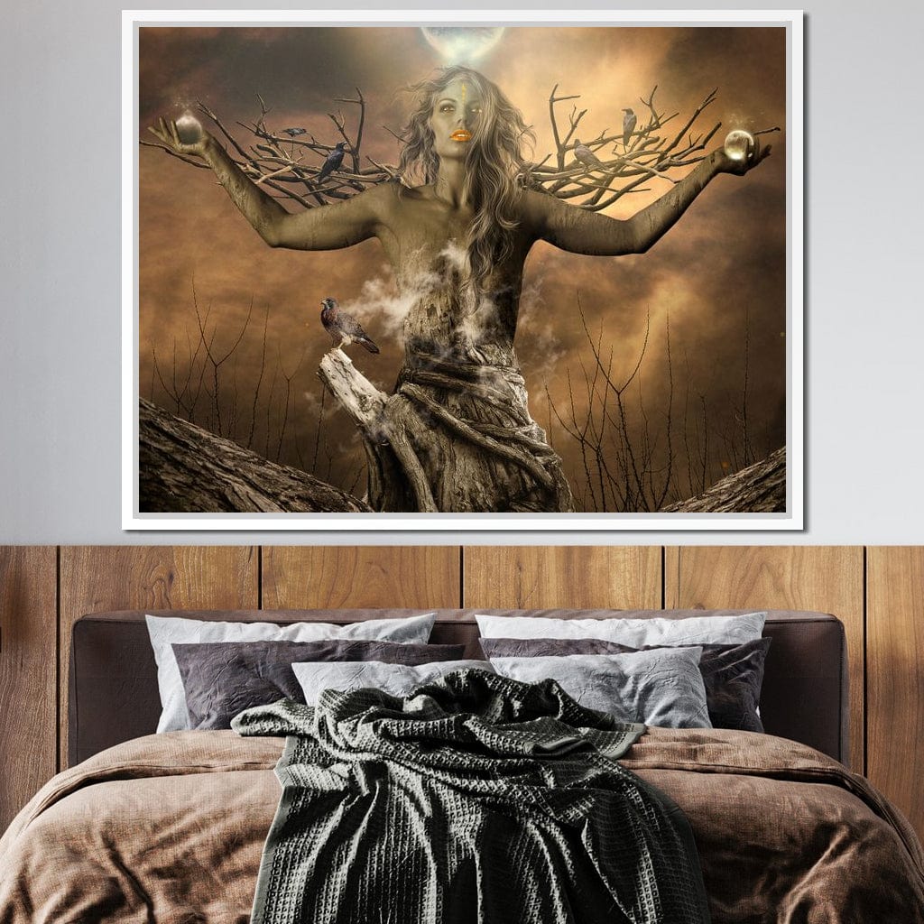 Tree Shaman Canvas Wall Art