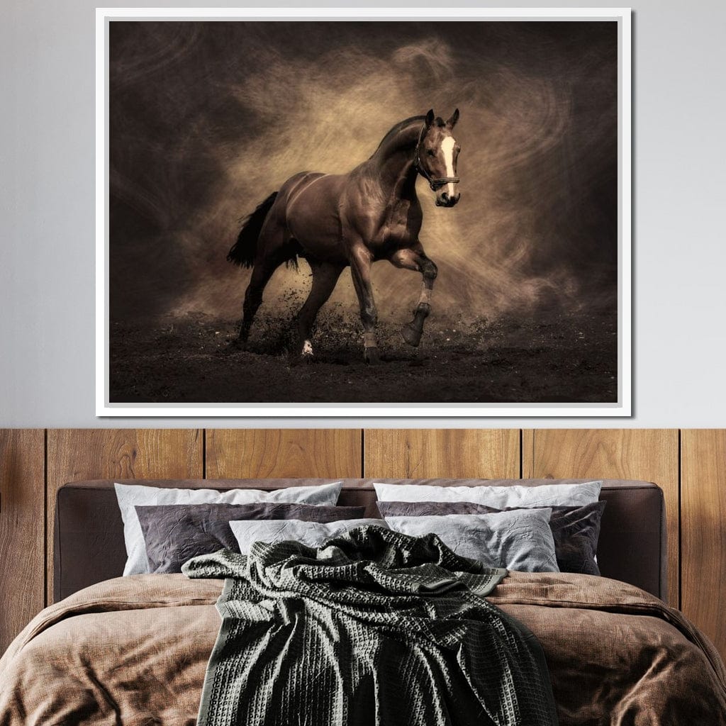 Brown Horse Canvas Wall Art