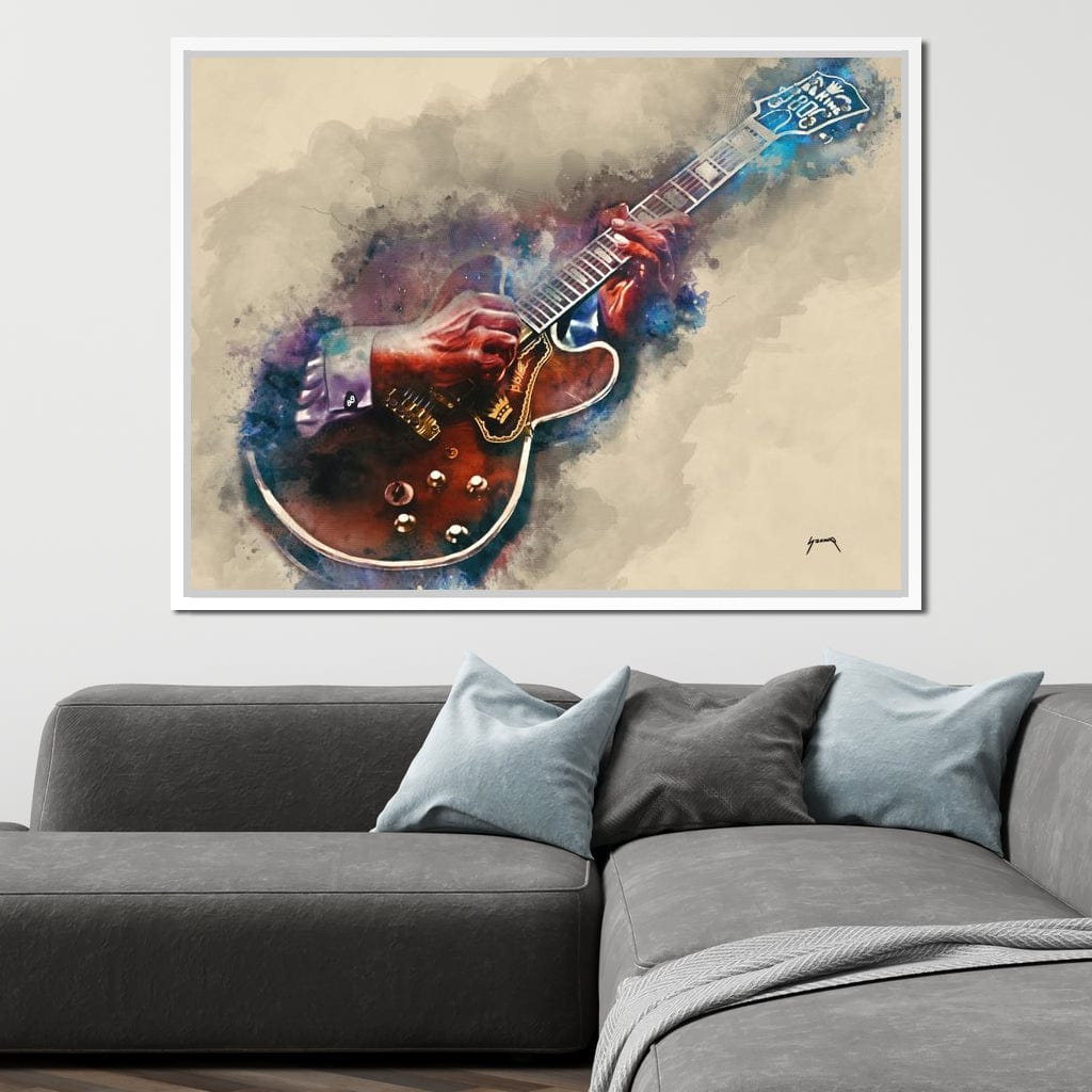 BB King's Guitar Canvas Wall Art