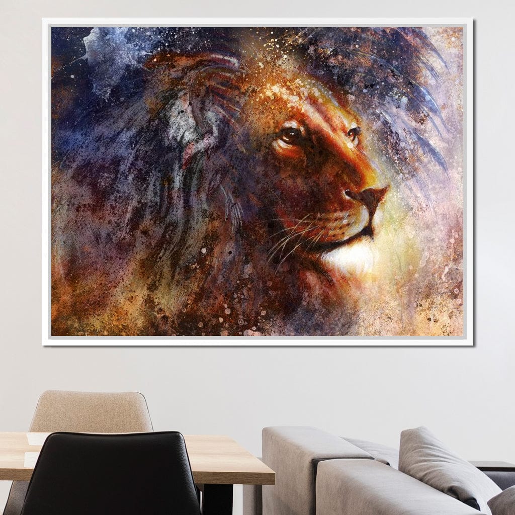Glory Lion Canvas Wall Art