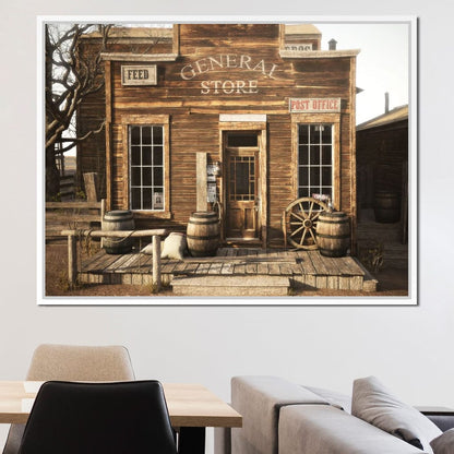 General Store Canvas Wall Art