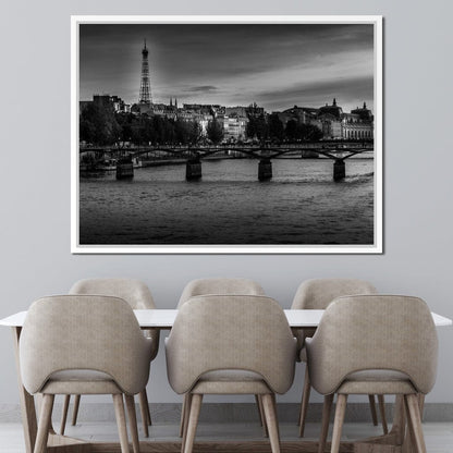 Paris in Black & White 7 Canvas Wall Art