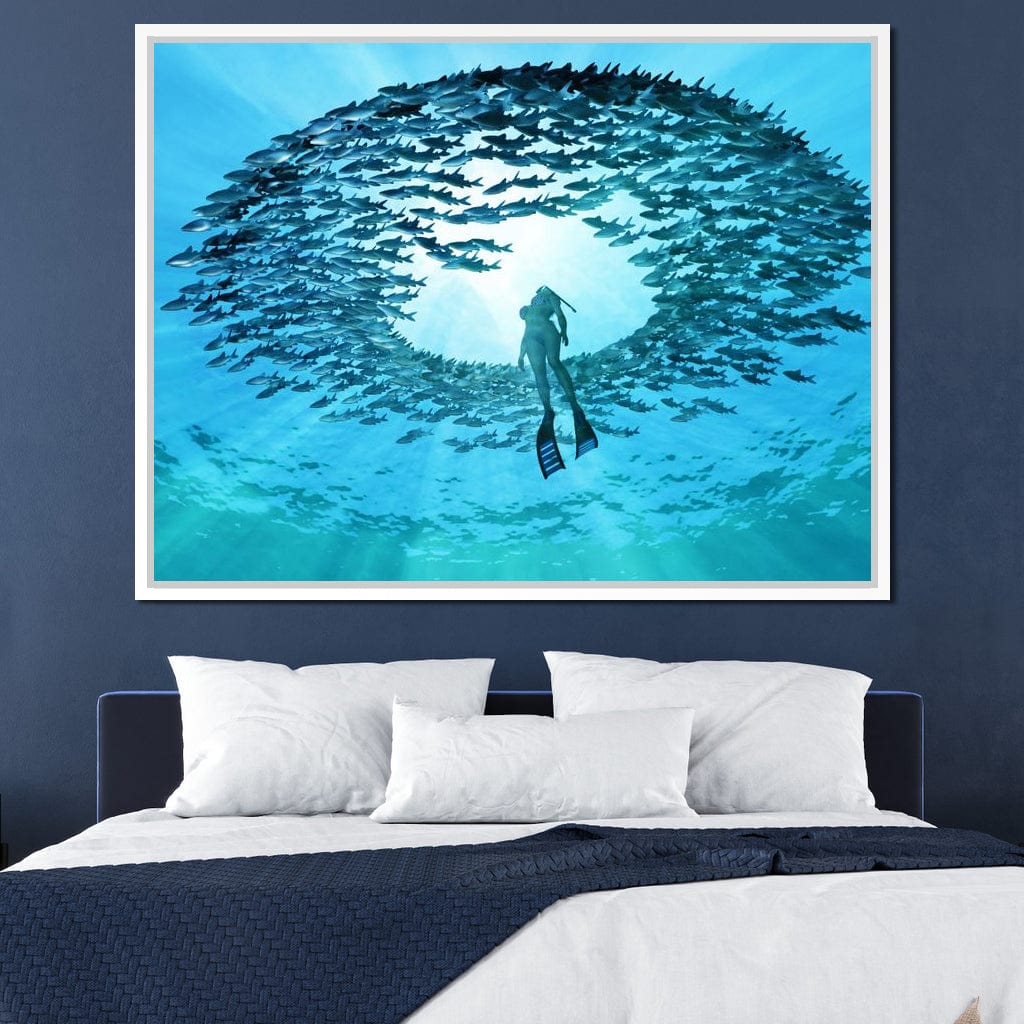 Eye of the Ocean Canvas Wall Art