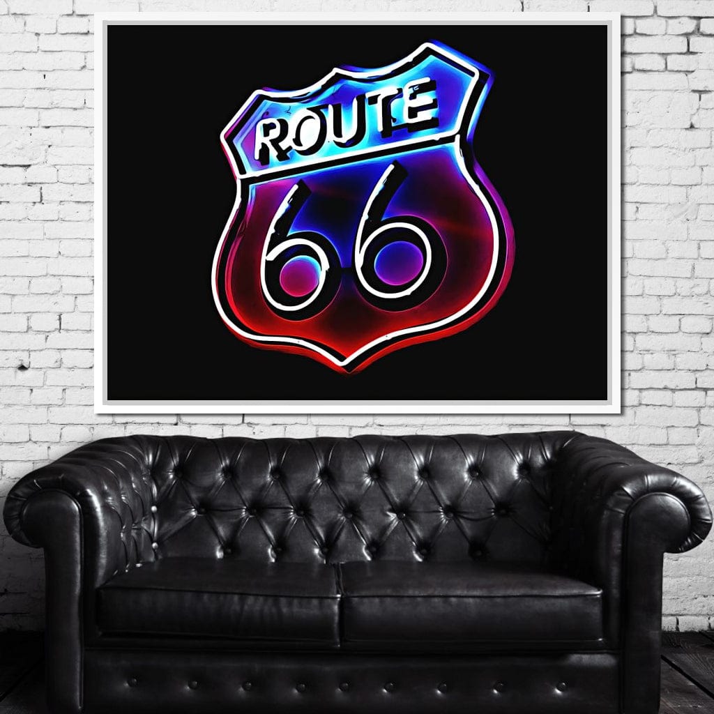 Route 66 Canvas Wall Art