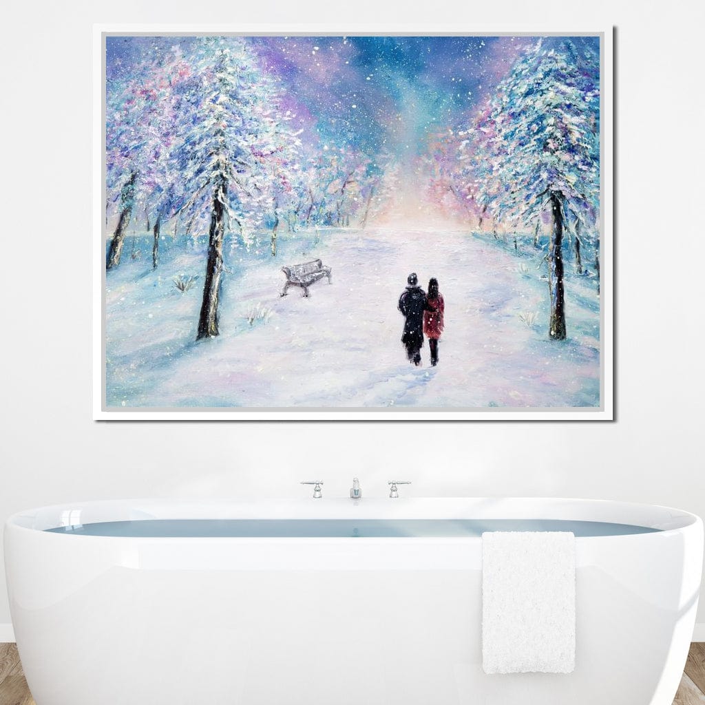 Winter Walk Canvas Wall Art