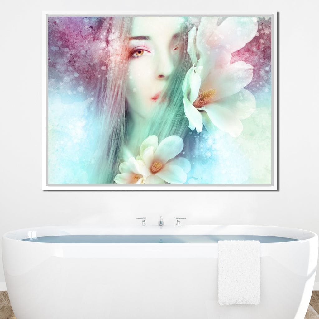 Spring Lady Canvas Wall Art