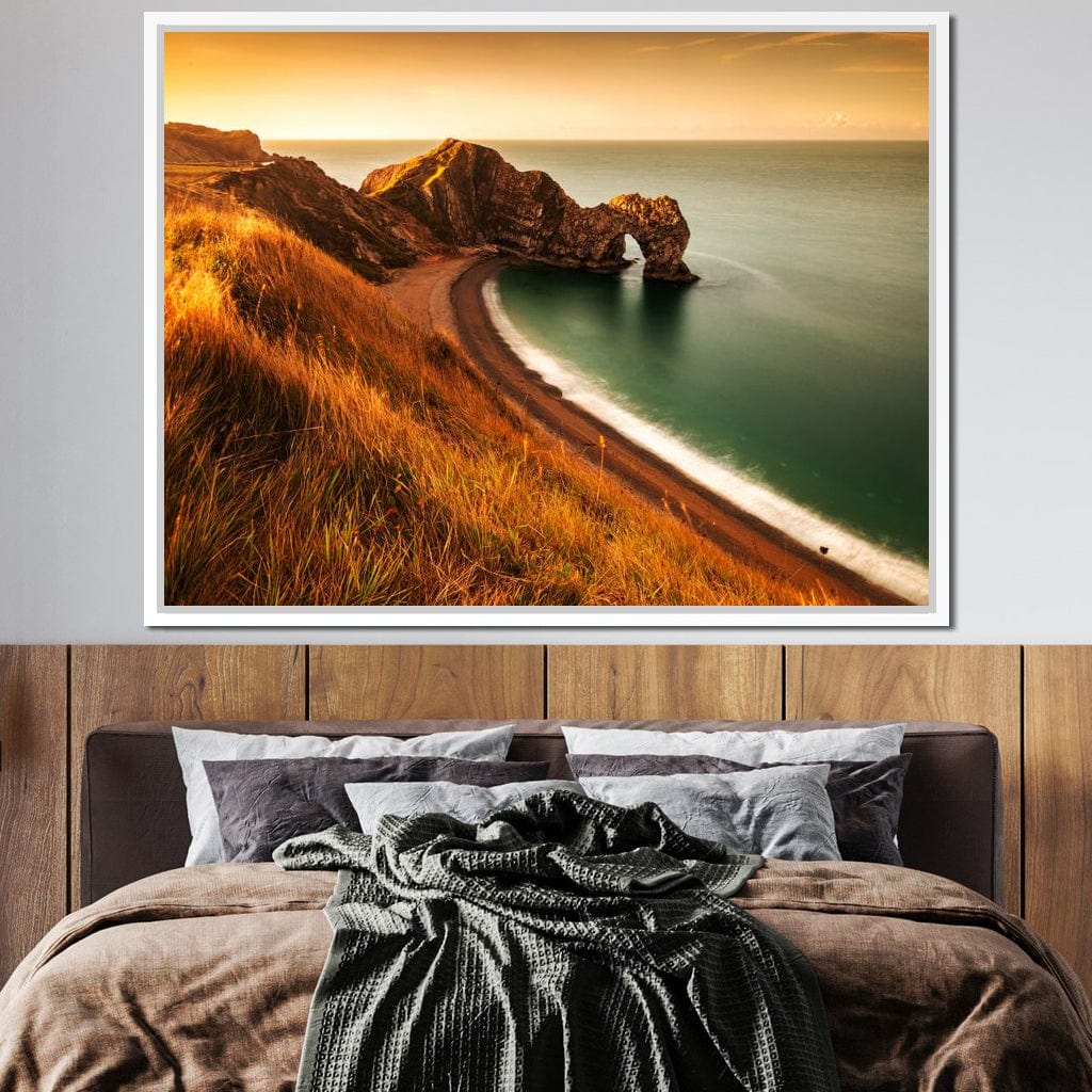 Sunset Beach Canvas Wall Art