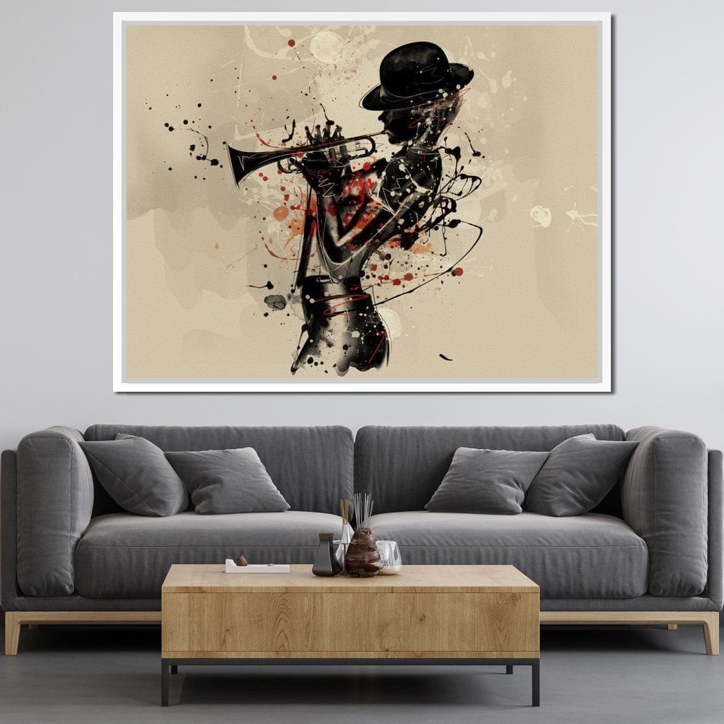 Trumpeter Canvas Wall Art