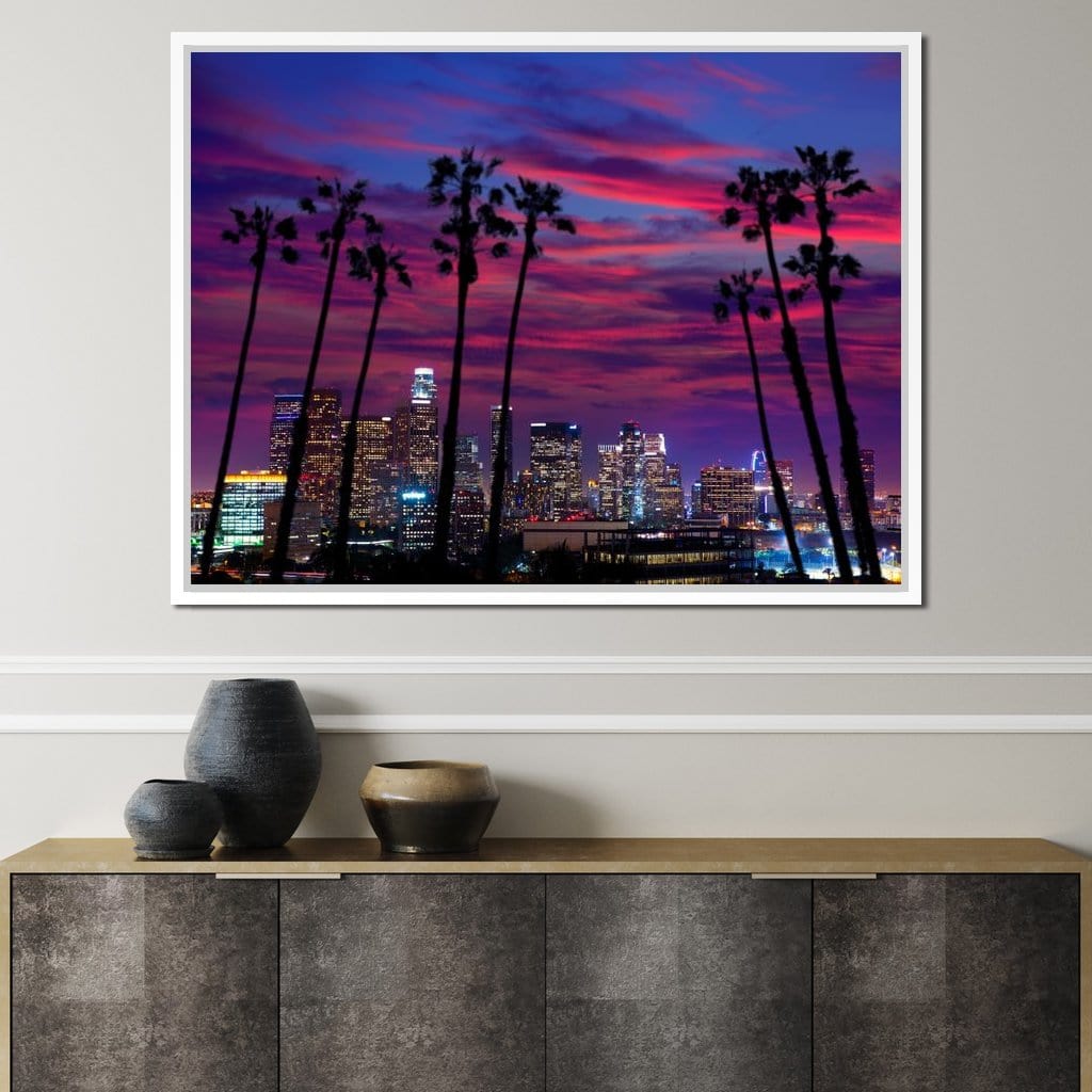 Downtown LA Canvas Wall Art