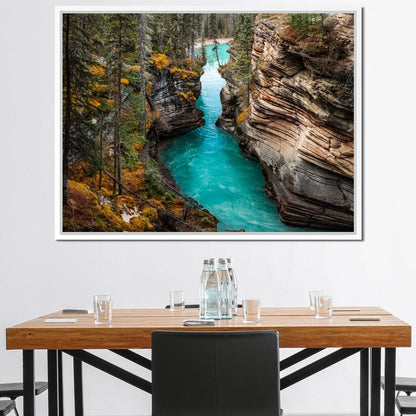 Athabasca Falls Canvas Wall Art