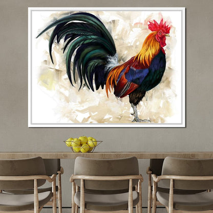 Rooster Canvas Wall Art