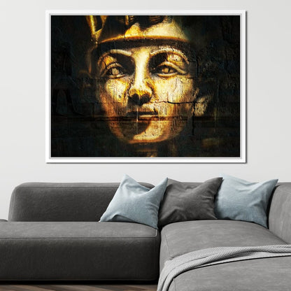 Pharaoh Tutankhamun Canvas Wall Art