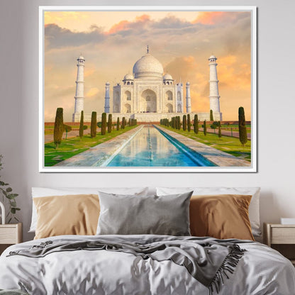 Taj Mahal Canvas Wall Art