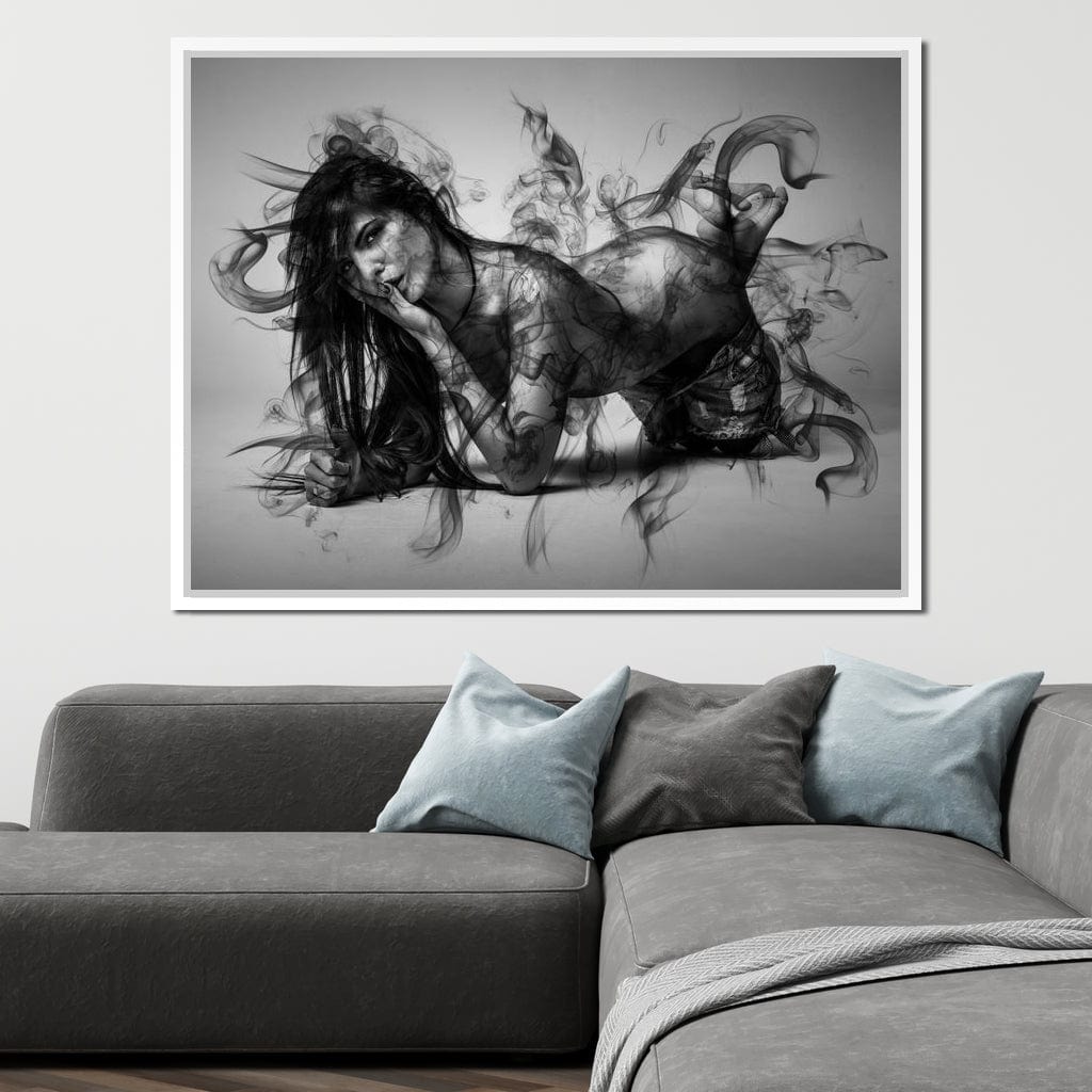 The Smoke Collection 09 Canvas Wall Art