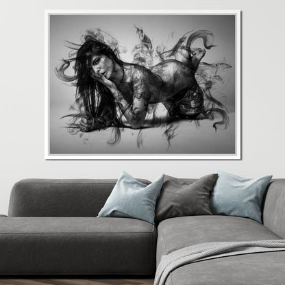 The Smoke Collection 09 Canvas Wall Art