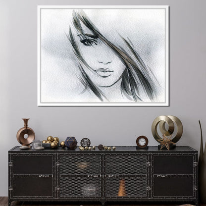 Fanny Portrait Canvas Wall Art