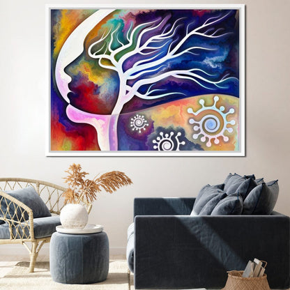 Mind Tree Canvas Wall Art