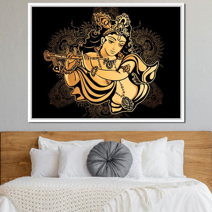 Hare Krishna Canvas Wall Art