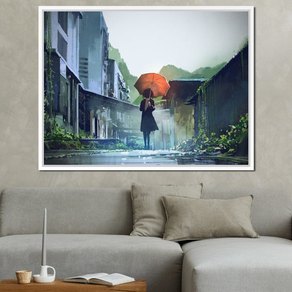 Abandoned Streets Canvas Wall Art