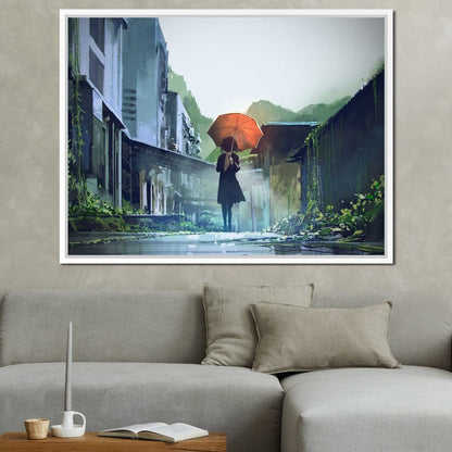 Abandoned Streets Canvas Wall Art