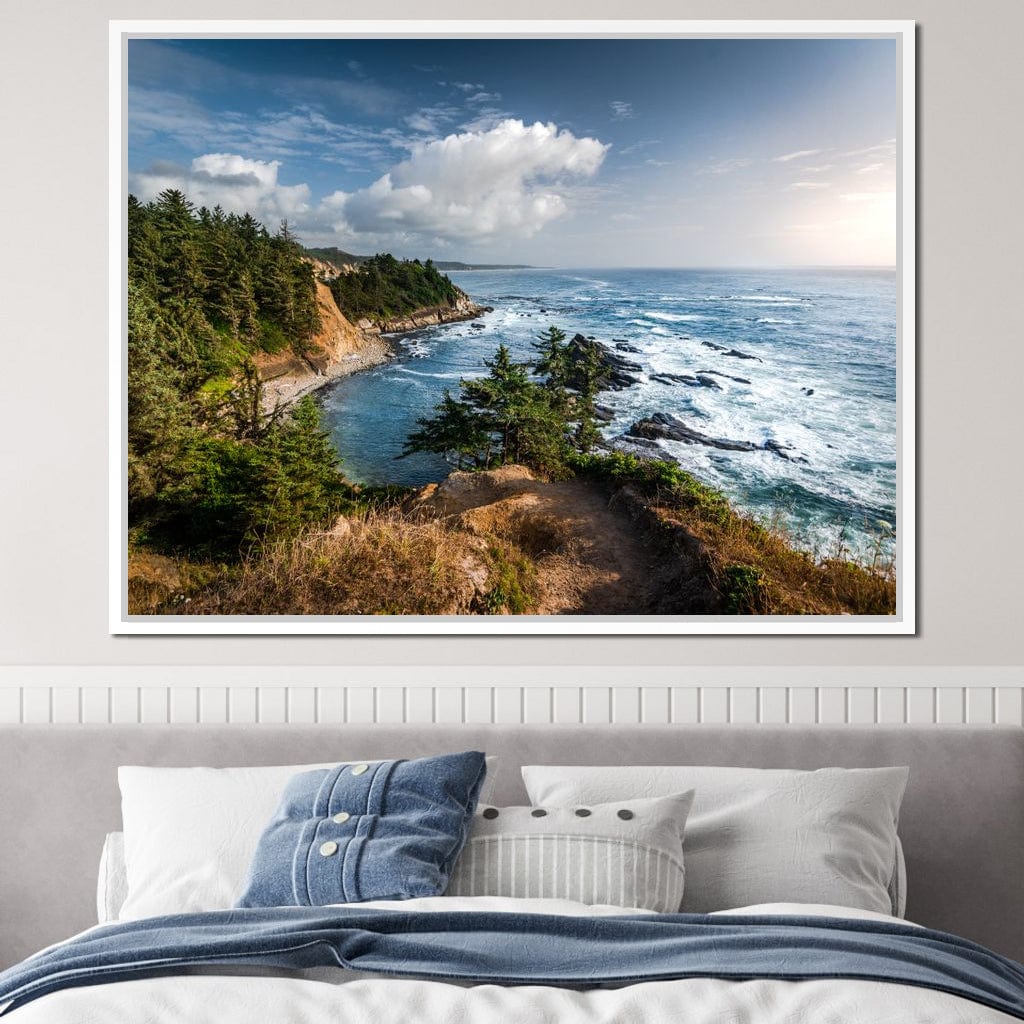 Blue Coast Canvas Wall Art